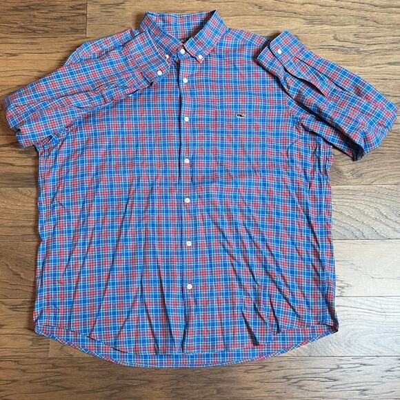 Vineyard Vines Mens Button Down Long Sleeve Plaid Shirt - Picture 4 of 6